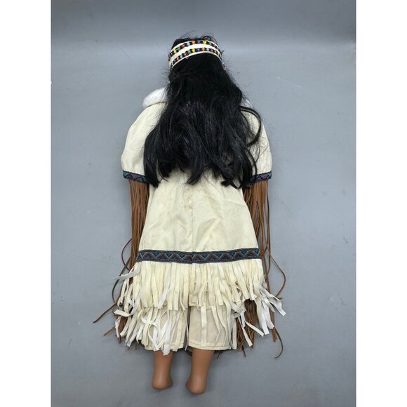 Traditions Doll Collection Native American-Inspired Porcelain Doll Beaded READ - Picture 8 of 16